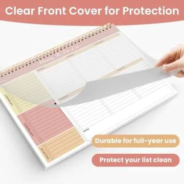 Undated Weekly Planner Notepad for Ultimate Organization
