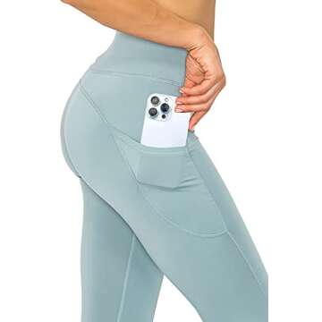 Comfortable Reflective Yoga Pants with Pockets
