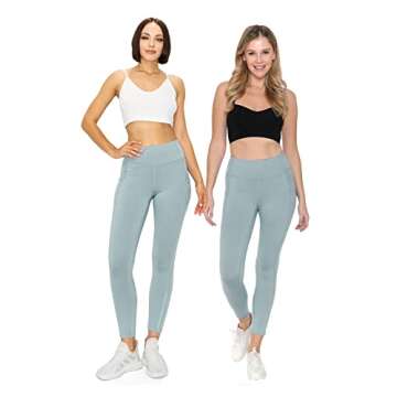 Comfortable Reflective Yoga Pants with Pockets