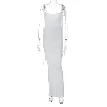 JUMISEE Women Sexy Backless Maxi Dress for Parties