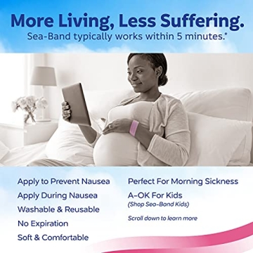 Sea-Band Mama! Anti-Nausea Wristband for Morning Sickness