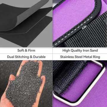 Sportneer Adjustable Ankle Weights for Fitness Training