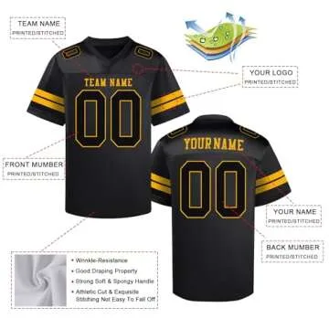 Custom Football Jersey Personalized Team Name Number