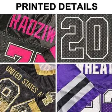 Custom Football Jersey Personalized Team Name Number