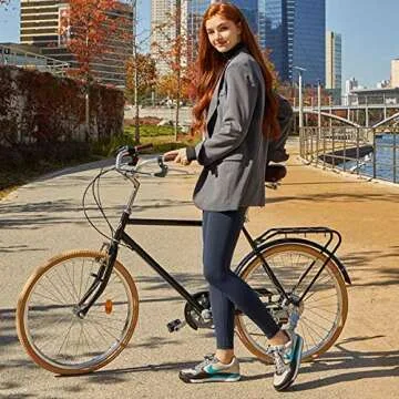 FULLSOFT 3 Pack Leggings for Women Non See Through-Workout High Waisted Tummy Comtrol Black Lightweight Yoga Pants for Gym Hiking Running Dance(Black,Brown,Navy Blue,Small-Medium)