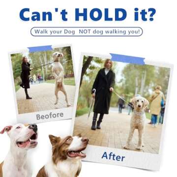 Supet Dog Prong Collar, Adjustable Dog Training Pinch Collar with Quick Release Buckle for Small Med...