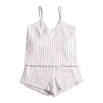 Faithtur Sexy Two Piece Summer Outfit - Cute Tank & Shorts Set