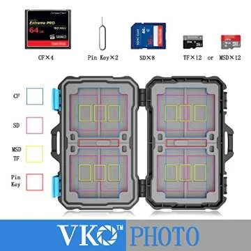 VKO Memory Card Case for Hassle-Free Card Organization