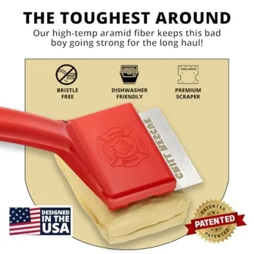 Grill Rescue Bristle-Free BBQ Brush – Safe & Effective Cleaning Tool