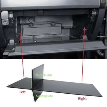 JDMCAR Compatible with Toyota 4Runner Accessories 2010-2023 2024 Glove Box Organizer and Lexus GX 46...