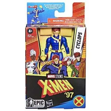 Marvel Epic Hero Series Cyclops Action Figure, 4-Inch X-Men Action Figures, Easter Basket Stuffers for Kids, Ages 4+