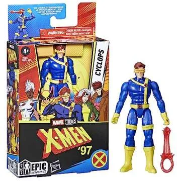 Marvel Epic Hero Series Cyclops Action Figure, 4-Inch X-Men Action Figures, Easter Basket Stuffers for Kids, Ages 4+