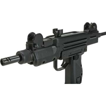 Evike Airguns - KWC Metal CO2 Powered Full Auto 4.5mm Mini Uzi Air Gun