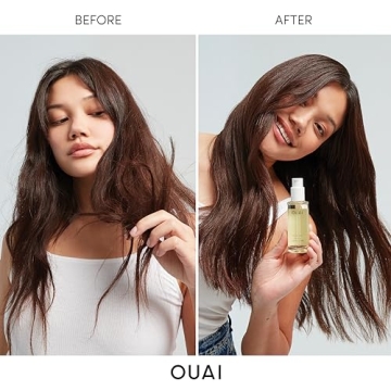 OUAI Hair Oil - Travel Size Heat Protectant for Frizz Control