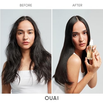 OUAI Hair Oil - Travel Size Heat Protectant for Frizz Control