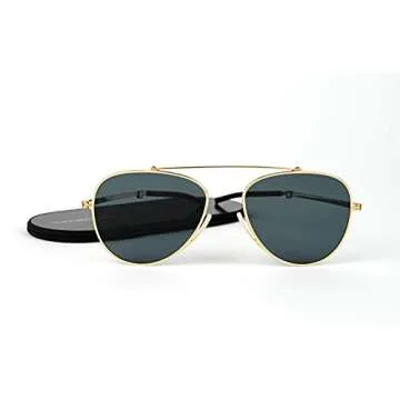 ThinOptics Milano Aviator Sunglasses with Case