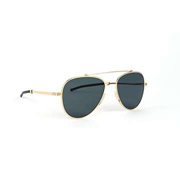 ThinOptics Milano Aviator Sunglasses with Case
