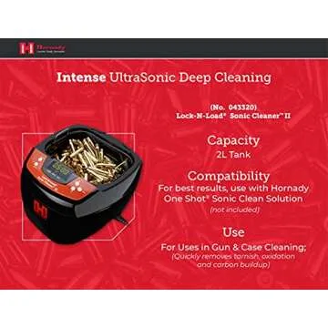 Hornady Lock-N-Load Sonic Cleaner 2L High-Performance Gun Cleaner