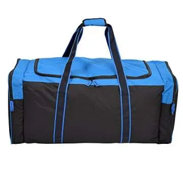 Jetstream Heavy Duty Hockey Bag | Multi Pocket Travel Duffel Bag | Large Sports Gym Equipment with W...