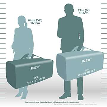 Jetstream Heavy Duty Hockey Bag | Multi Pocket Travel Duffel Bag | Large Sports Gym Equipment with Water Repellency | Foldable Luggage Bag with Padded Handles For Camping (36 Inch, Blue)