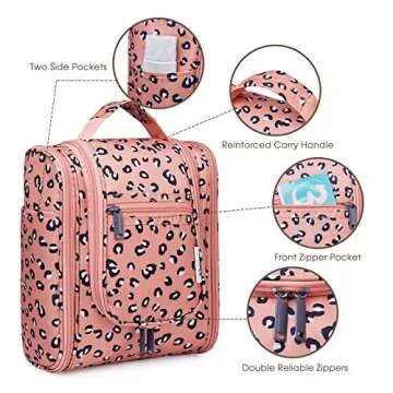 Narwey Hanging Toiletry Bag for Travel Essentials | Stylish Organizer