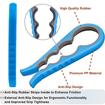 Bloss Anti-Skid Jar Opener for Easy Lid Removal