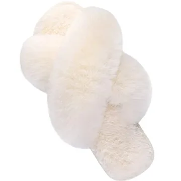 Shop Cozyfurry Cross Band Slippers for Ultimate Comfort