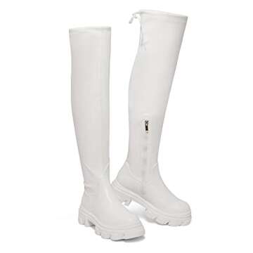 DREAM PAIRS Women's Stylish Over The Knee Boots