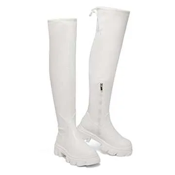 DREAM PAIRS Women's Stylish Over The Knee Boots