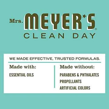 MRS. MEYER'S Clean Basil Air Freshener Spray - 8 fl. oz