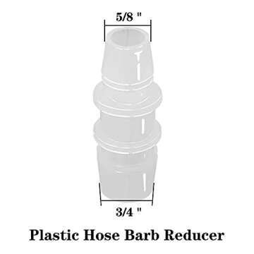 ANPTGHT 3/4" to 5/8" Hose Barb Reducer Adapter - Durable & Reliable