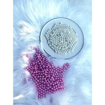 JC MAN Art Faux Pearls 2200 Pcs for Elegant Event Decor