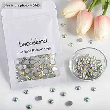 Beadsland 144pcs Crystal Rhinestones for Crafting