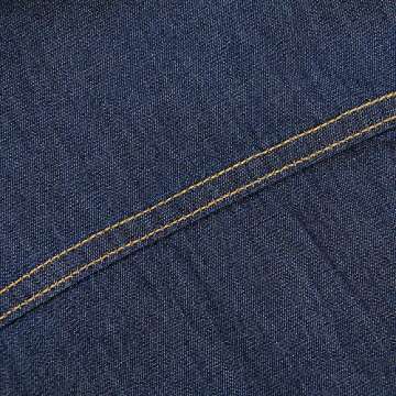 OCHENTA Boys Button Down Shirts Short Sleeve Lightweight Denim Western Work Cowboy Tops Dark Blue Tag 140-7-8Y