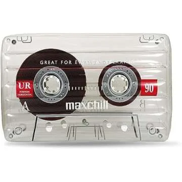 Clear Cassette Lounger Pool Floats Raft for Adults by LOTELI - Thicker and Stronger - Large Clear Inflatable Pool Floats for Parties - River Lake Beach Raft - Durable & Easy to Inflate