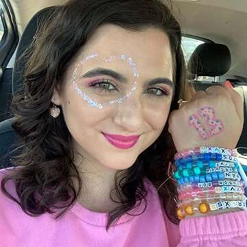 Tuoshei 30 Pcs Concert Merch,13 Temporary Tattoo,13 Tattoo, Hand tattoo, Star Temporary Tattoos, Concert Accessories for Singer Gifts