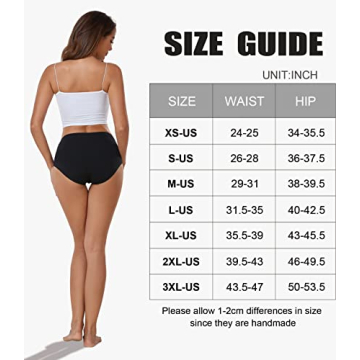 Shop Coskefy Women's Soft High Waisted Cotton Underwear