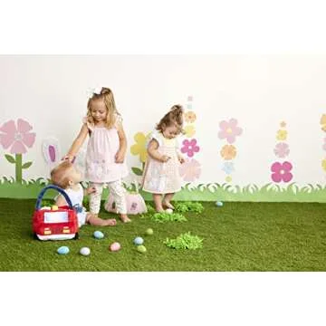 Mud Pie Girls Bunny Gingham Dress for Easter Celebrations