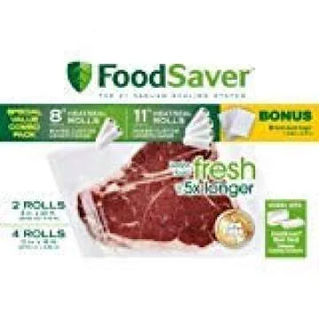 FoodSaver Roll Combo Pack - Food Preservation with Versatility
