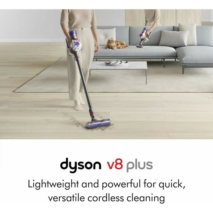 Dyson V8 Plus Cordless Vacuum - Silver/Nickel