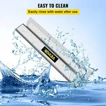 VEVOR Skimming Blade, 32-Inch Stainless Steel Smoothing Knife