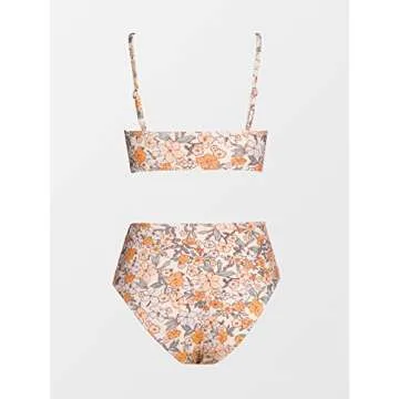 CUPSHE High Waisted Twist Front Bikini Set for Women