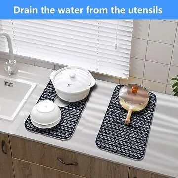 JIUBAR Customizable Silicone Sink Protectors for Kitchen