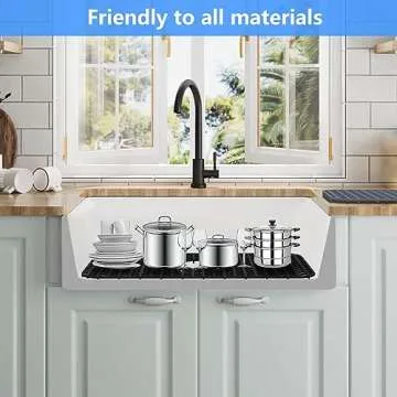 JIUBAR Customizable Silicone Sink Protectors for Kitchen