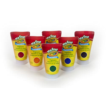 Crayola Washable Finger Paints for Kids' Creativity