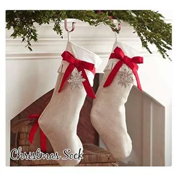 ilauke 20 pcs Unfinished Christmas Wood Snowflake Ornaments - 4 Style of Snowflake Ornaments Bulk with Twine, Christmas Tree Decorations Tags(2.75"-3.15")