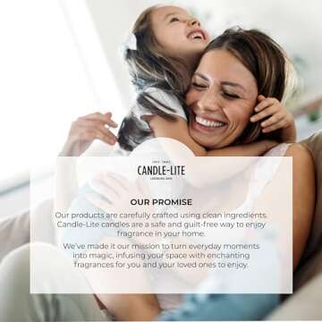 Candle-lite Fresh Lavender Scented Candle with 110-Hour Burn Time