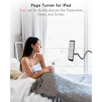 Remote Scrolling Ring for TikTok, Bluetooth Page Turner for iPad iPhone, Scroller Remote for TIK Tok, Camera Shutter Remote Control for iOS, Android - Pink