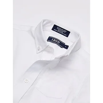 Izod Boys' White Oxford Shirt - Stylish & Comfortable