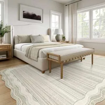 Lahome 8x10 Modern Area Rug Soft and Washable